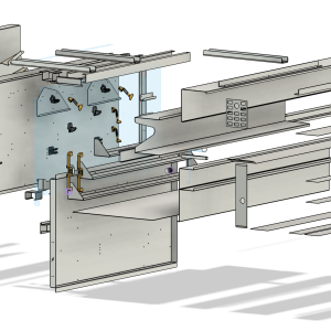 3d CAD Design Exploded View